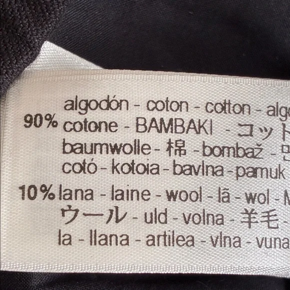 NWT. Zara SRPLS CRG PCKT PNT Black Wool Blend Mid-Rise Pants. Size XS. - Picture 13 of 14